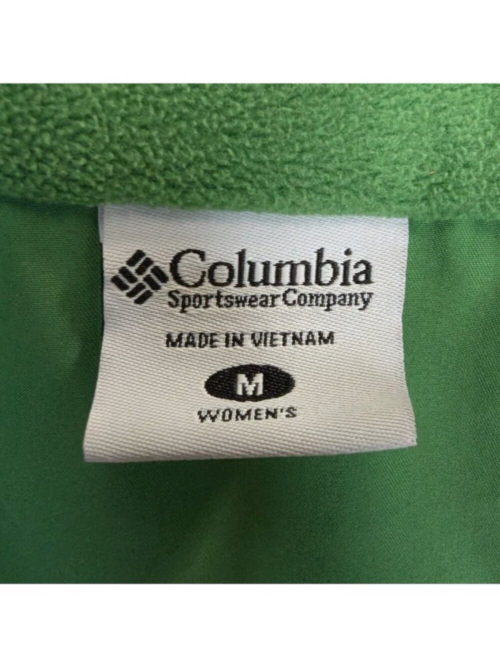 Columbia Womens Size M Green Quilted Zip-Up Vest Medium Outdoor Fall Layering - Picture 4 of 5